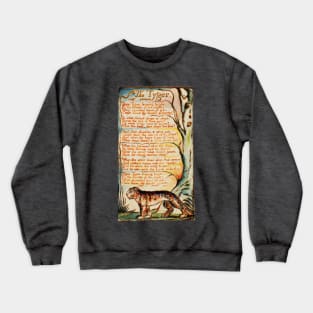 The Tyger - William Blake: Crewneck Sweatshirt